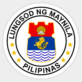 Manila, Philippines Flag Decal Sticker